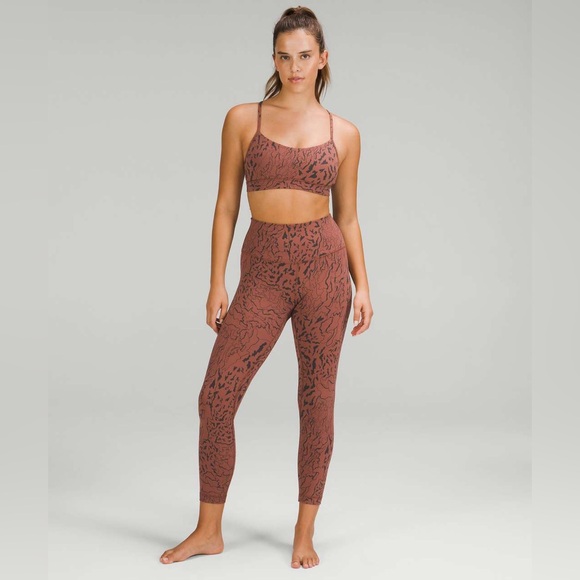 Lululemon align pant 25 inch inseam. Size 6. Color Camo Contour Jacquard AC GGRE - Picture 2 of 6